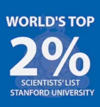 world’s top 2% of scientists list